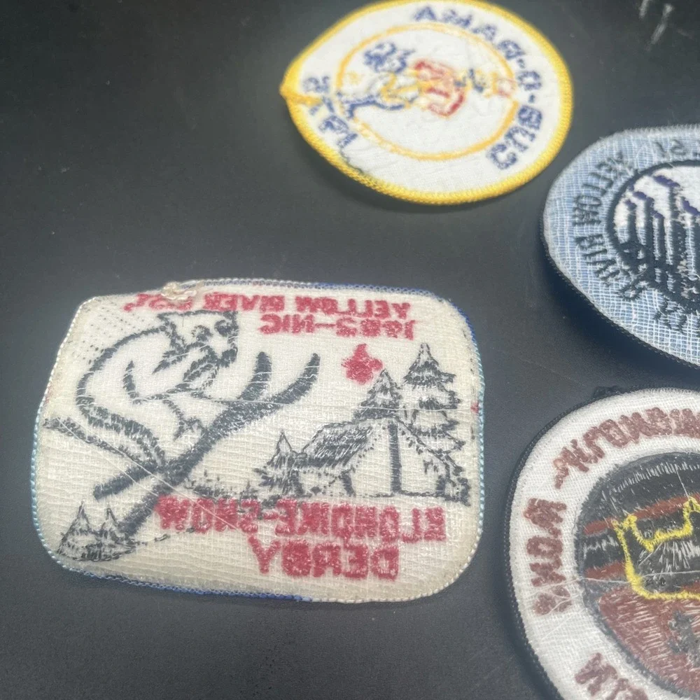 Vintage 1970s-80s Boy Scout Patch Lot (5) Yellow River District Klondike Derby - Picture 12 of 16